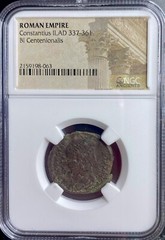 Ancient Roman Coin Emperor Constantius II 337–361 AD Genuine Ship NGC Certified