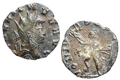 GALLIENUS, AD 253-268, AE RADIATE ANTONINIANUS (a1108)