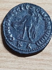 Roman Empire Galerio Maximiano Follis Cyzico Genio Aug Spl RR Auction Munthandel
