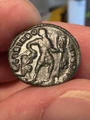 Valentinian I R. 367- 375 AD AE Follis XF+ Stunning Portrait , Dark Patina A077
