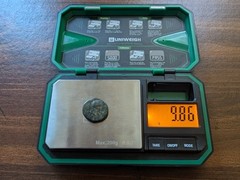 Roman Empire Domitian 81-96 AD AE21 Cappadocia “A’s” Bronze Coin RPC II 1690 9g