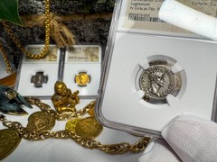 ROMAN EMPIRE TIBERIUS “3rd of 12 CAESARS” DENARIUS “JESUS PENNY” NGC XF