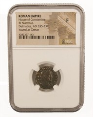 NGC F FINE Roman AE3 / AE4 of Delmatius / Dalmatius AD335-337 NGC Ancients