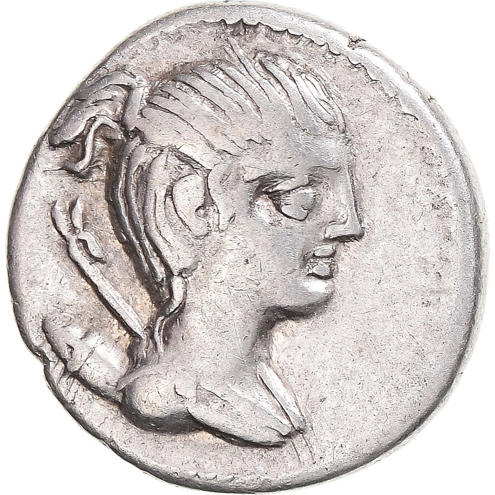 [#1170967] Coin, Postumia, Denarius, 74 BC, Rome, VF(30-35), Silver, Crawford:39