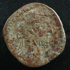 Commodus Sestertius 186 crowned by Victory Rome RIC 463 Commode Sesterce