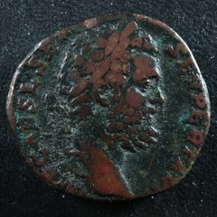 Septimius Severus Sestertius 193 Victory Rome RIC 656 Sesterce Septime Sévère