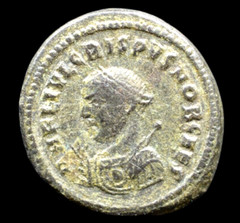 CRISPUS AS CAESAR, AD 316-326, AE FOLLIS. (a1226)