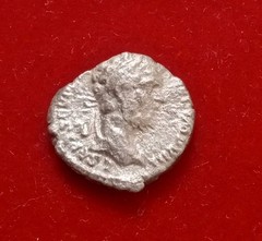 Septimius Severus 193-211 A.D. AR denarius Rome Fortuna seated left