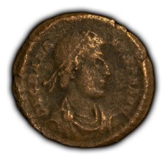 Ancient Rome AE Bronze Reduced Follis Coin – Gratian 367-383 AD – SKU-AN048