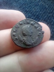 SALONINA wife of GALLIENUS 254-268AD Authentic Ancient Copper Roman Coin