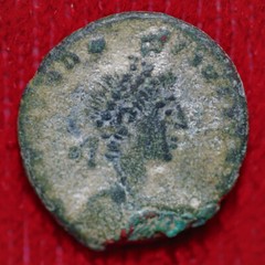 Ancient Roman Empire Coin CONSTANTIUS II Emperor In Military Dress Holding Globe