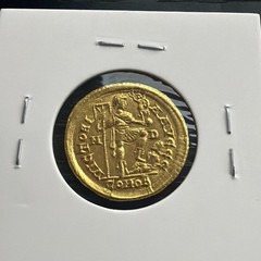 Honorius AD 393-423 AV Solidus (4.37g) Gold Coin Beautiful Coin!