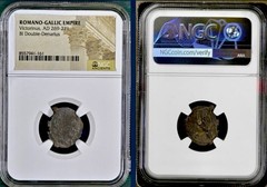 Roman Emperor Victorinus 269AD-271AD NGC Ancient Coin Genuine Double Denarius