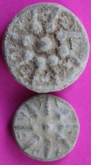 ORIGINAL Desert Patina 2 Widows Mites Herods Hoard Holy Land Artifact COA A13