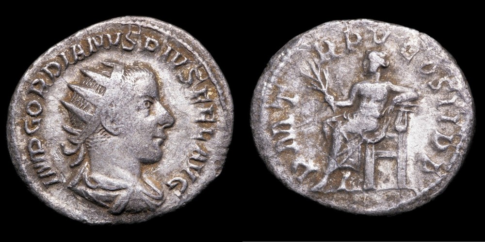 Gordian III Antoninianus – PM TR P IIII COS II PP – 22 mm / 4,23 gr.