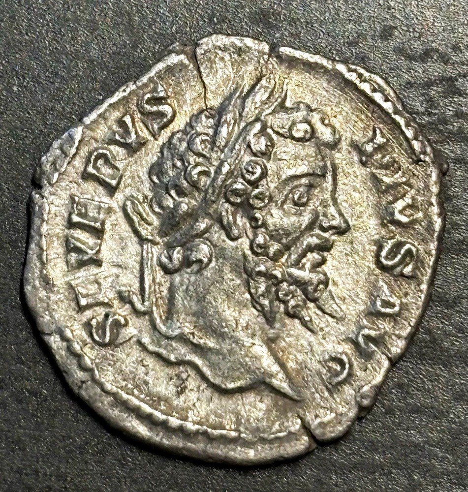 Septimius Severus Roman Imperial Silver Denarius 193-211 AD SEVERVS PIVS AVG