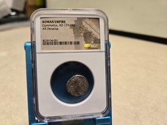 Commodus, AD 177-192 ROMAN EMPIRE AR Denarius NGC