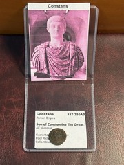 Constans: Son of Constantine 1, The Great 337-350AD. Excellent Condition! CB23