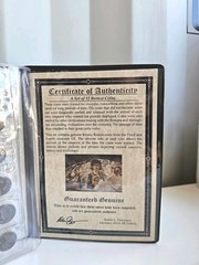 12 Bronze Coins Galienus Constantine & COA – Rise of Christianity in Rome ALBUM