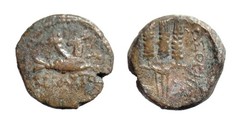 Augustus AE14 of Phrygia Laodicea with Capricorn
