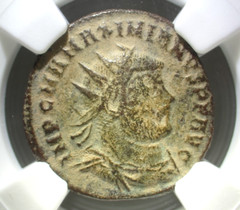 [180] AD 286-310 ROMAN EMPIRE (Maximian) AE Post-Reform Radiate NGC Certified