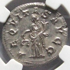 Philip I, NGC MS 5/5 Strike 4/5 Surface, Rome, Reign 244-249 AD, AR Antoninianus
