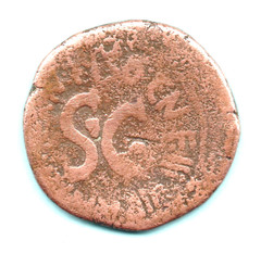 (R1) AUGUSTUS (15 AC) -.As -[CN] PISO CN F III VIR A. A. (Scarce reverse) #
