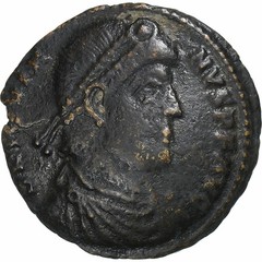 [#1279853] Jovian, Follis, 363-364, Sirmium, Concave, Bronze, AU, RIC:118