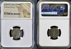 Roman Emperor Tetricus I 271AD-274AD Double Denarius NGC Genuine Ancient Coin
