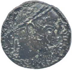 CONSTANTINE I FOLLIS ROMAN COIN – F CONDITION – AE 15mm 2 GRAMS