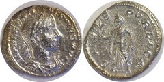222-235 AD Roman Empire Severus Alexander Spes Silver Denarius