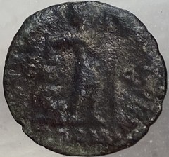 Emperor Dragging Captive Genuine Ancient Roman Coin 364-375 AD Valentinian I