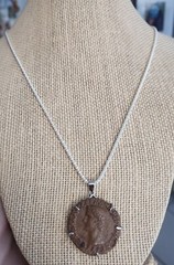 Roman Emperor Caligula Authentic Genuine Ancient Coin Silver Pendant Necklace