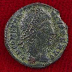 Ancient Roman Empire Coin CONSTANTIUS II Wreath Cyzicus Mint