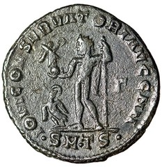 Licinius I Follis “Jupiter” Thessalonica Rare Variety