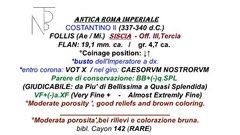 Impero Romano-SISCIA (Costantino II) Follis