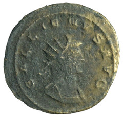 GALLIENUS ROMAN FOLLIS COIN – VF CONDITION -AE 22mm 2.9 GRAMS