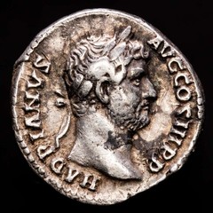 Adriano Denario (3,20 g.g) 117-138 d.C. Roma RIC II.3 1543, RSC II 991. VF