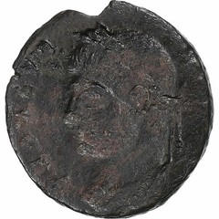 [#1279859] Crispus, Follis, 317-326, Incuse strike, Bronze, AU
