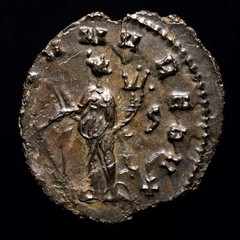 *Lucernae* Gallienus Antoninianus FORTVNA REDVX – Ç (B570) Rome mint 265 A.D.