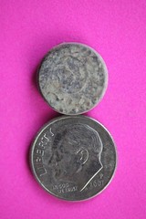 ORIGINAL Desert Patina Big Widows Mite Herods Hoard Holy Land Artifact COA A160
