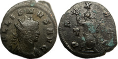Gallienus Billon Antoninianus | rv. PAX AVG | Rome Mint | 19mm, 3.3g