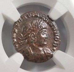 Constantine II Roman Empire BI Nummus AE3/4 NGC XF Ancient Epfig Hoard Pedigree