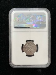 Octavian (Augustus) ROMAN IMPERATORIAL AR Denarius NGC Ancient VF Bankers Marks