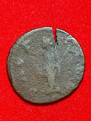 Diocletian AE Antoninianus Lyon AD 286-294, PAX,ODD, ISSUED UNDER CARAUSIUS? G+