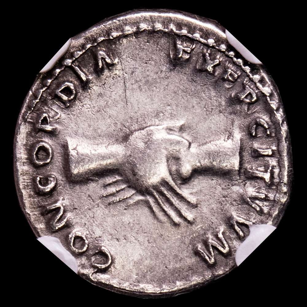 NERVA Denario (g) 96-98 d.C. Roma RIC II 14 Encapsulado por NGC como VF