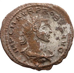 Emperor Probus 276-282 Roman Genuine Ancient Billon Antoninianus CLEMENTIA TEMP