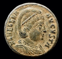 HELENA, MOTHER OF CONSTANTINE I, AD 324-329, AE FOLLIS. (a1324)