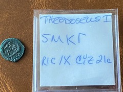Roman Empire Theodosius I 347-395AD small bronze coin or copper (follis?)