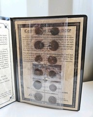 12 Bronze Coins Galienus Constantine & COA – Rise of Christianity in Rome ALBUM